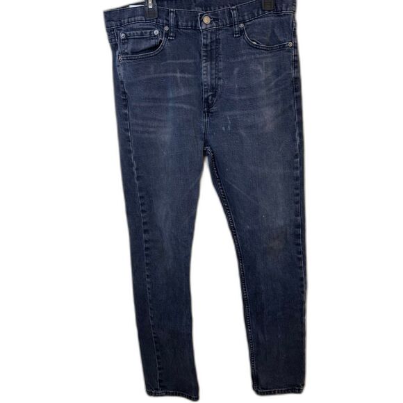 Levi's 510 Men's Jeans Black Wash Stretch Denim Size 36x32 - Picture 1 of 13